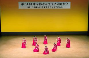 優勝チーム（練馬早宮会）の演技