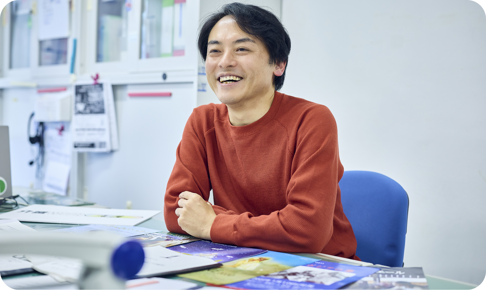 インタビュー写真