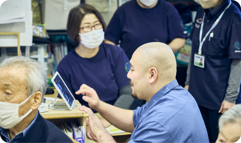 インタビュー写真