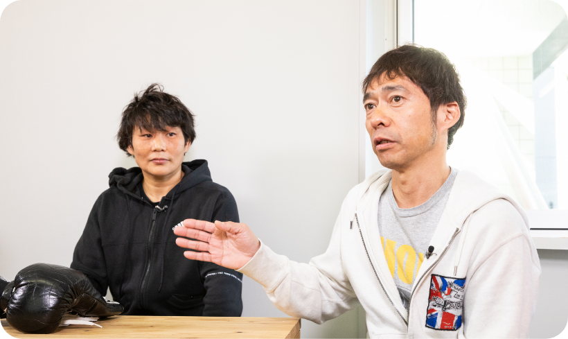 インタビュー写真