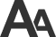 文字サイズアイコン