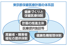東京都保健医療計画の体系図