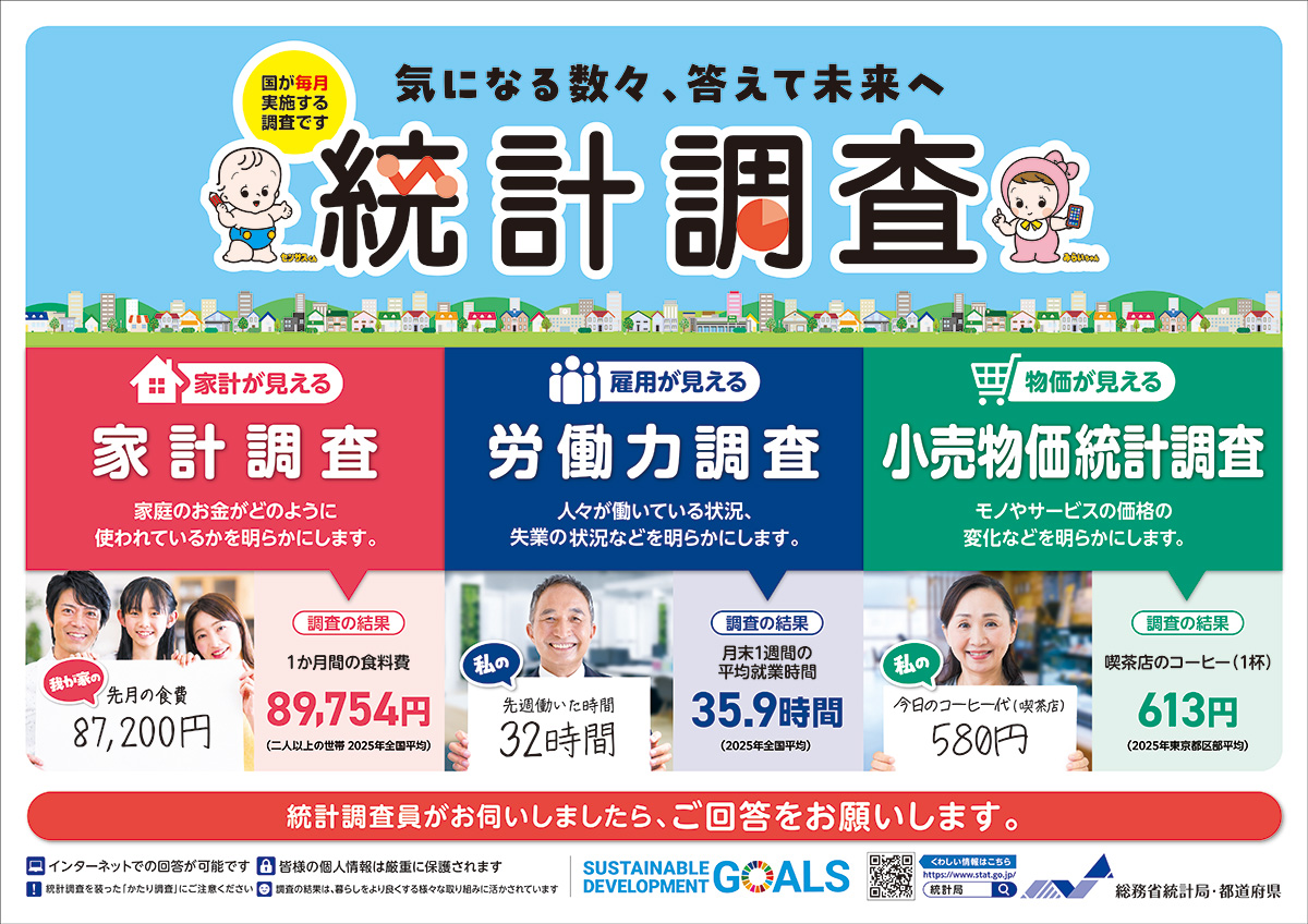 統計調査PR画像